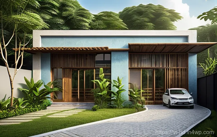 에코 프렌들리 주택의 시장 변화 - **Urban Green Balcony Oasis in Vietnam:**
    "A vibrant and lush vertical garden transforming a mod...