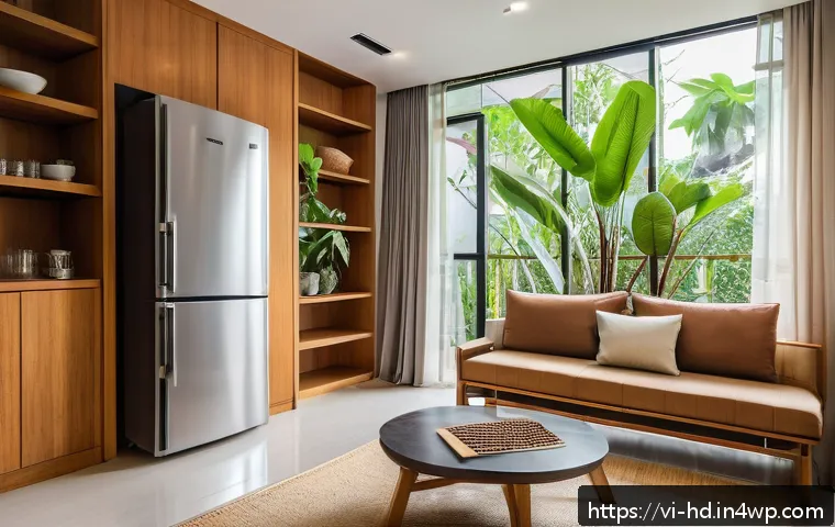주택의 탄소 발자국 줄이기 - A modern Vietnamese family home interior during daytime, showcasing large open windows with sheer cu...